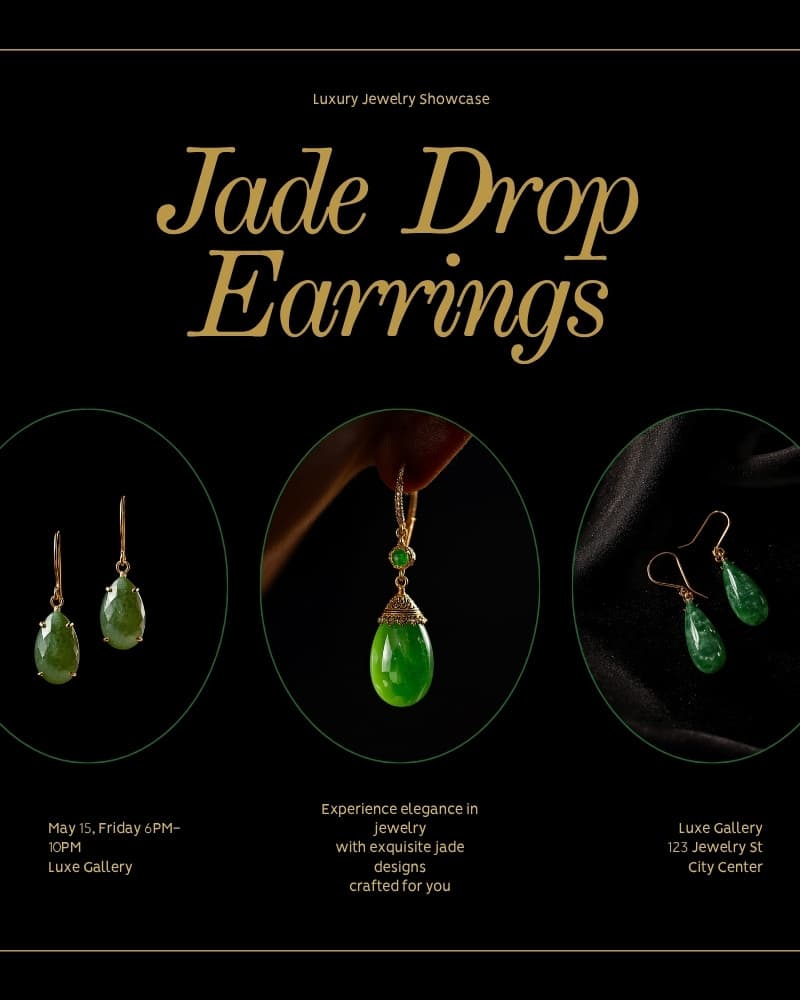 Jade Drop Earrings