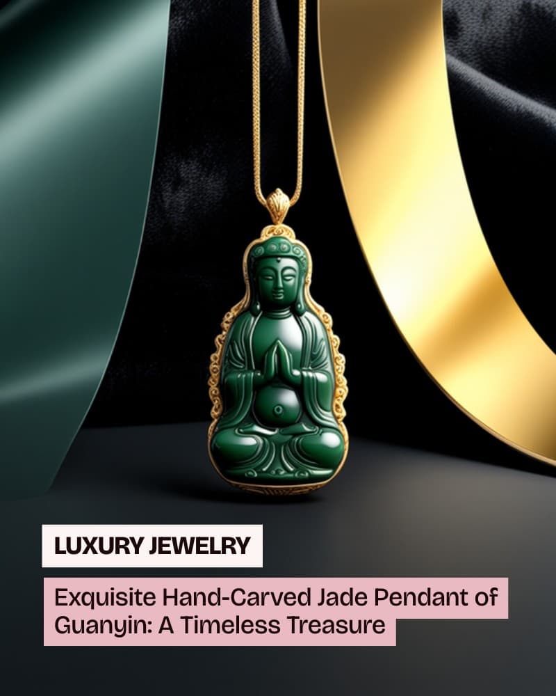 Carved Guanyin Pendant