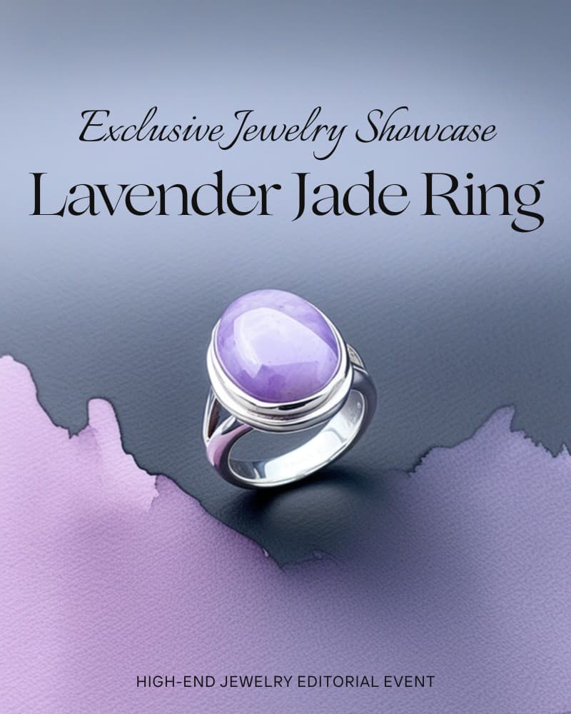 Lavender Jade Ring